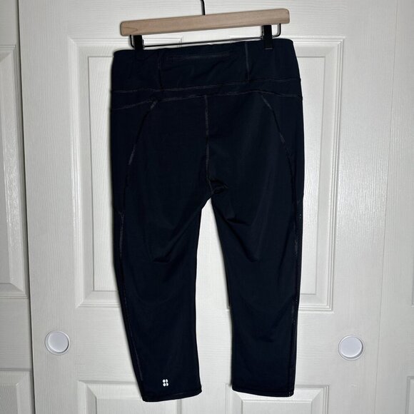 Sweaty Betty Women's XL Black Stretch Multi Sport Zero Gravity Crop Leggings - Picture 2 of 11